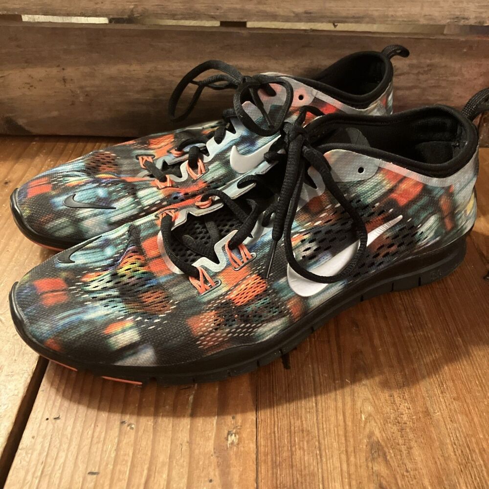Nike Free 5.0 TR Fit 4 City Lights Running Shoes Women Size 10 - 629832-007